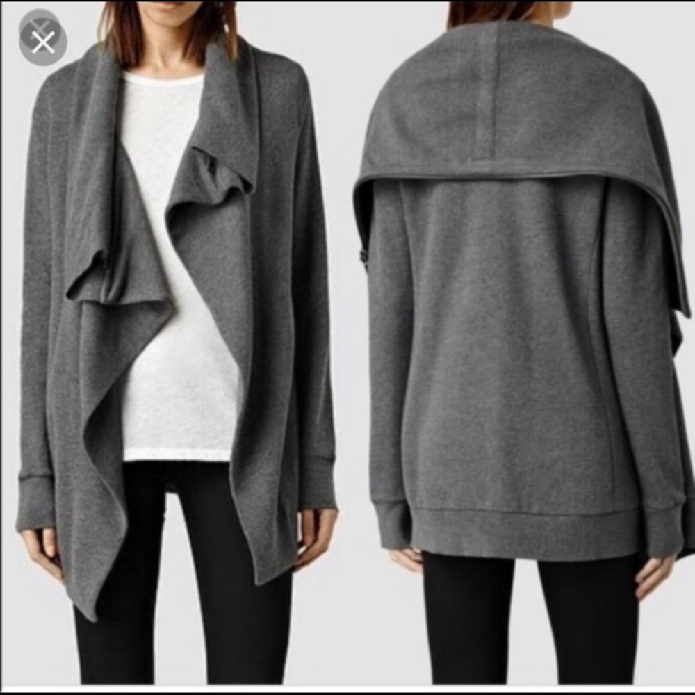 NWOT ALL SAINTS DELIA SWEAT - ROSE PINK!